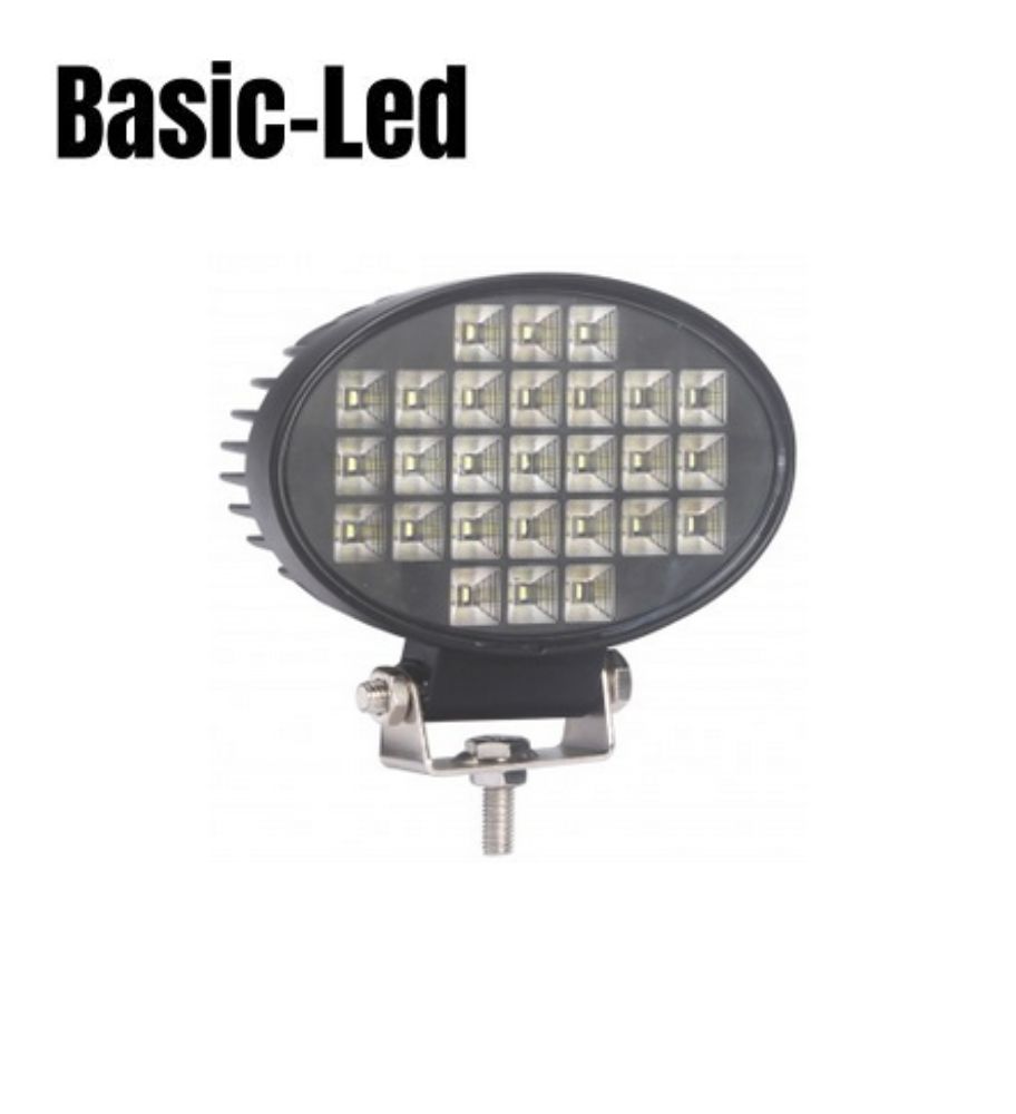 Basic Led Oval Work Light  with switch 40W