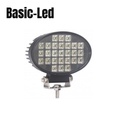 Basic Led Oval Work Light  with switch 40W