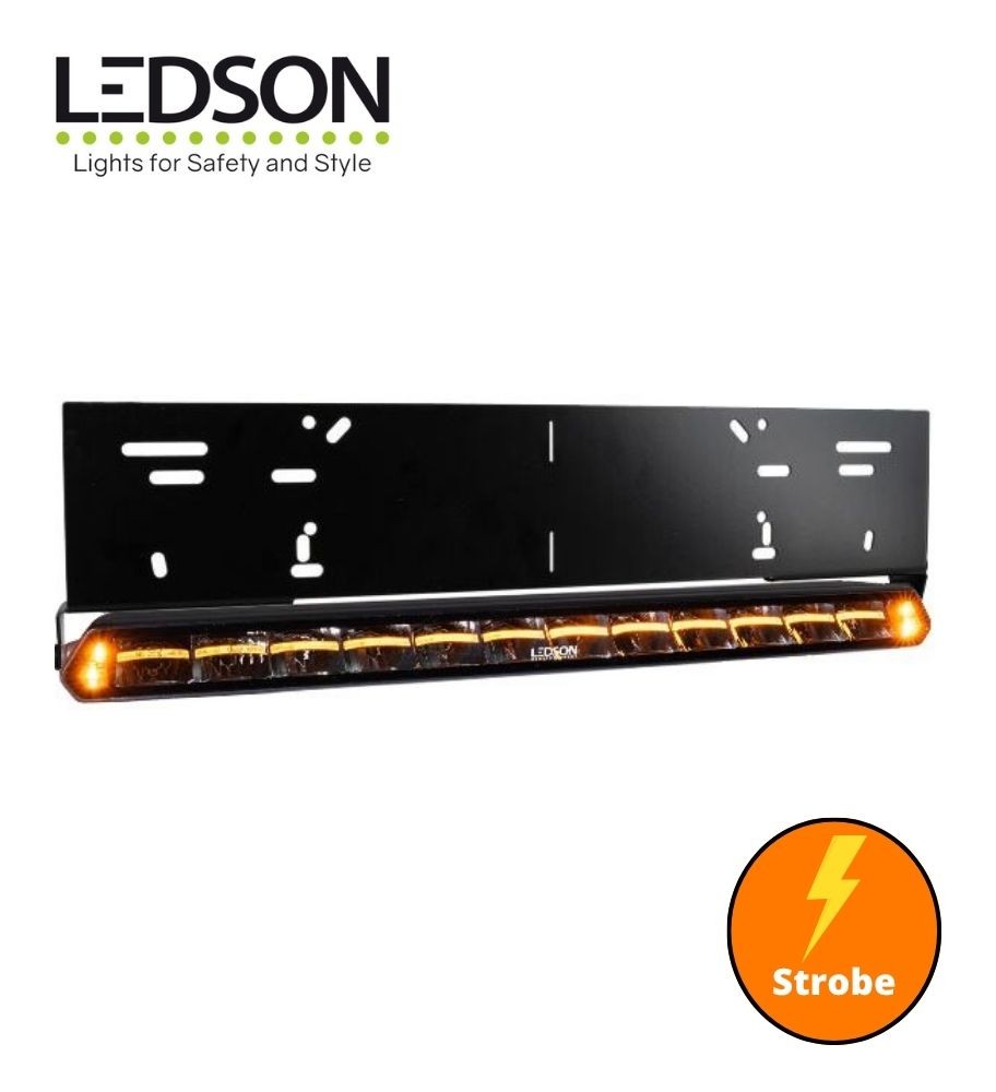 Ledson Porte Plaque lumineux Epix20+ avec feux de position et flash