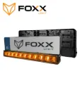 Foxx Light Porte plaque avec éclairage LED intégré et feu de position blanc/orange