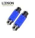 Ledson ampoule navette 36mm LED bleu 12v  