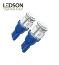 Ledson ampoule LED T10 W5W bleu 24v