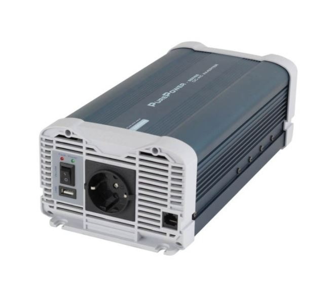 [E100012] Onduleur Sinusoïdal Purepower - 12V-230VAC - 1000W - connexion USB