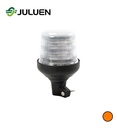 Juluen Gyrophare B14 poteau lentille claire led orange 