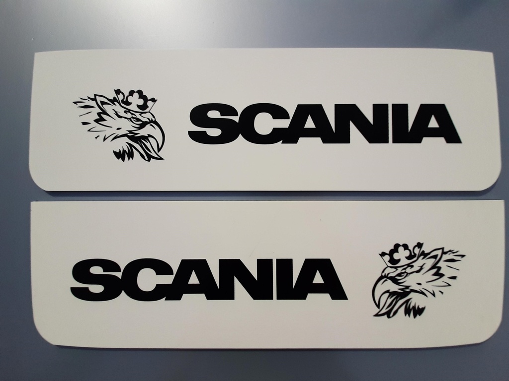 Bavette SCANIA - 18x60cm - Noir