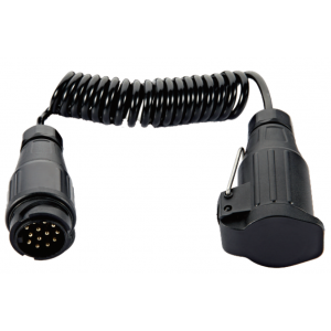 [PE1384] Câble spiralé fiche/prise - 13 pin - 12V - 3m