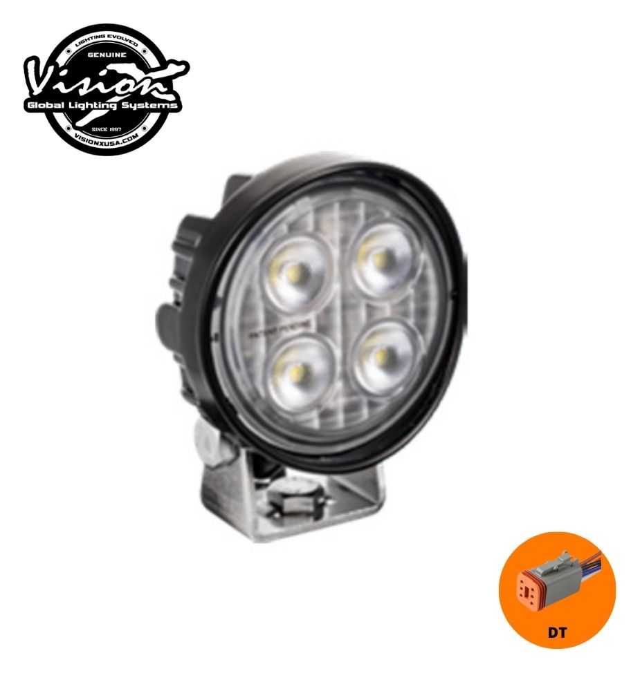 [PL0440RD] Vision X phare de travail Value Line rond 4 led 12w DT