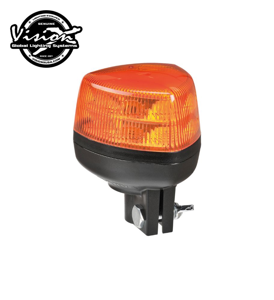 [GL85608A] Vision X orange Aerotech double flashing beacon on 90W pole