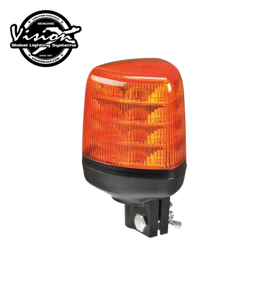 [GL85614A] Vision X gyrophare triple Aerotech orange sur Poteau 36W