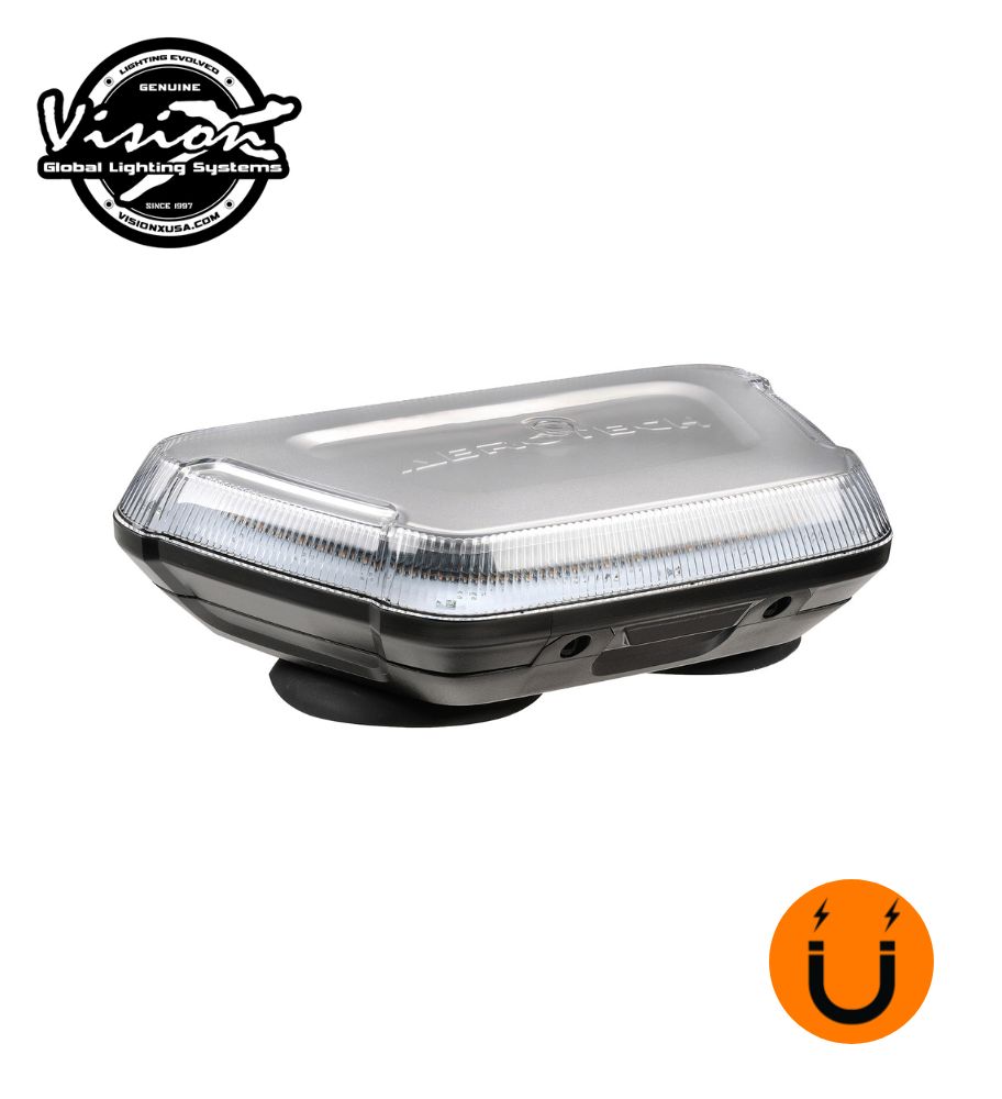 Vision X gyrophare Aerotech lentille claire 81w magnétique