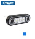 Fristom feu de position rectangulaire 4 Led bleu