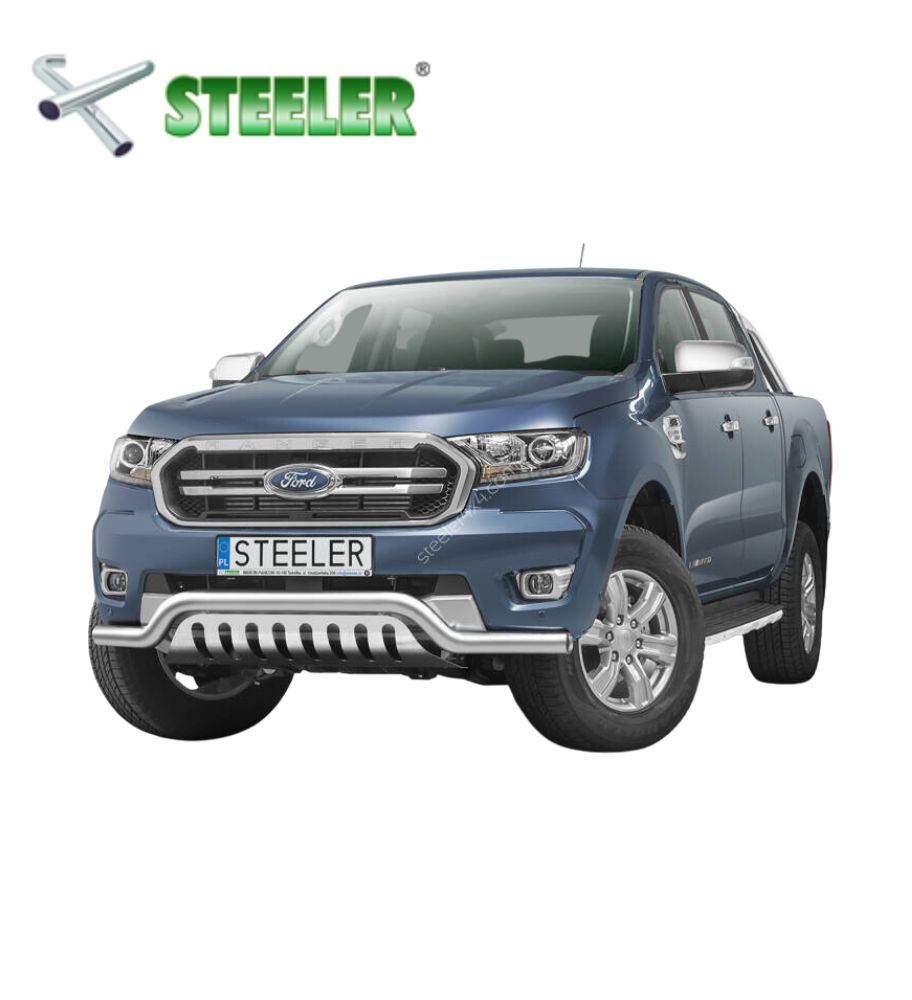 [R16V2-L1670-08] Steeler Front Cintre avec plaque de protection Ford Ranger 2016-2019-2022