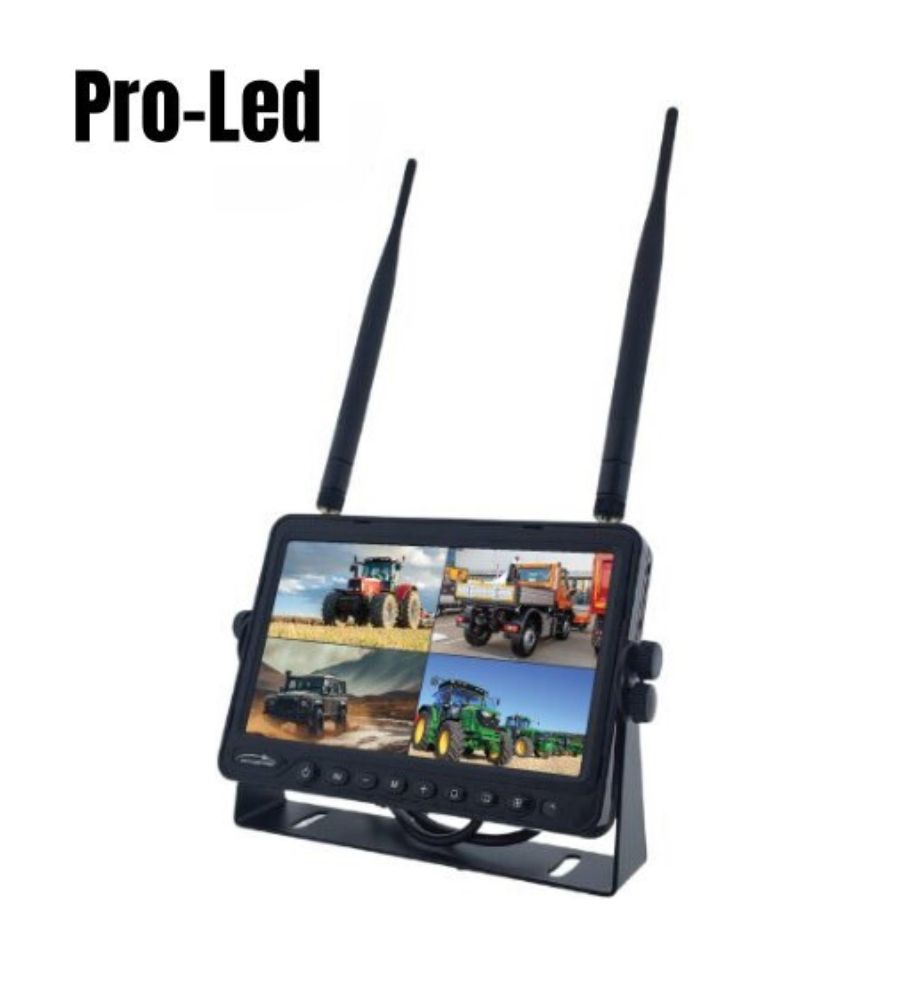[CA9791] Pro Led Moniteur HD DVR sans fil 4 entrées  7" 