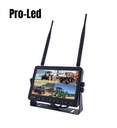 Pro Led Moniteur HD DVR sans fil 4 entrées  7" 