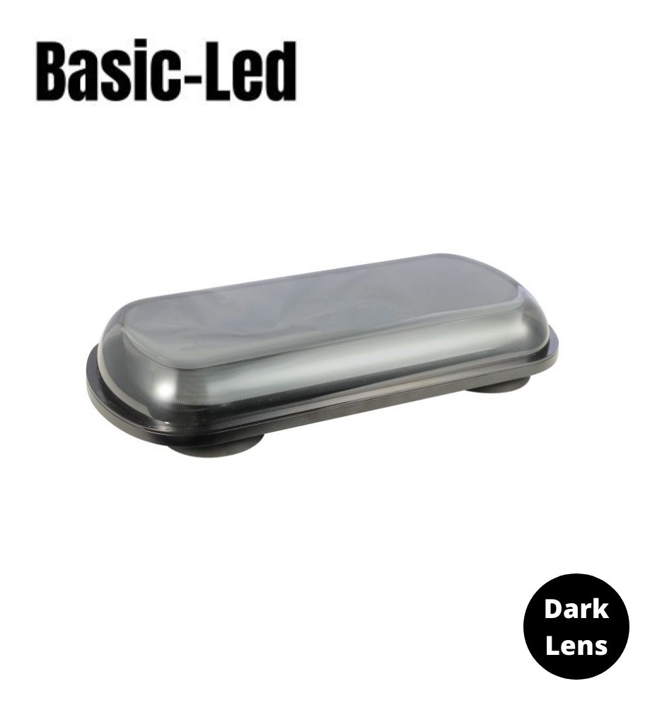 Basic Led Rampe Flash 436mm 76W Dark magnétique