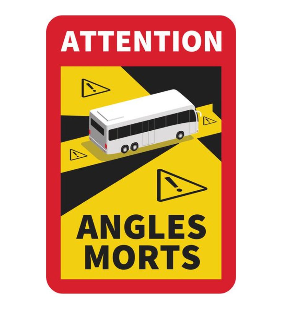 [1798180] Bus blind spot sticker
