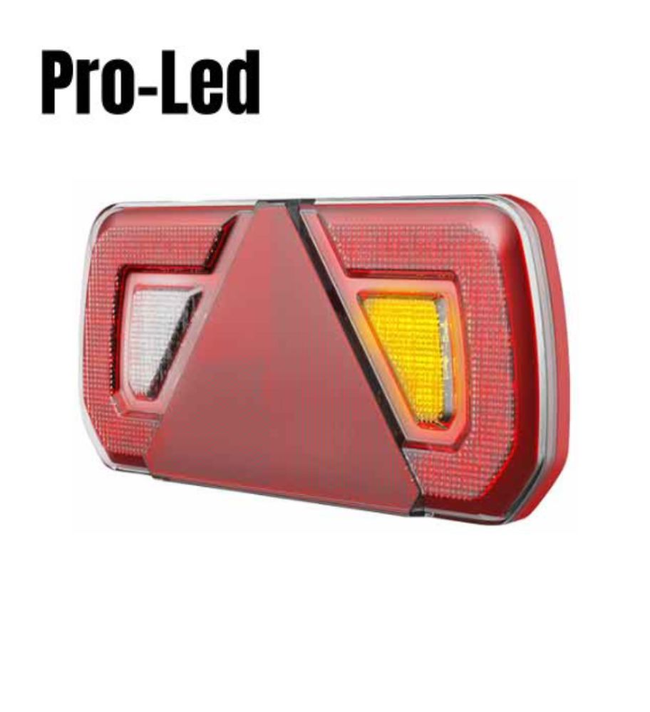 [FR7047CA] Multi-function rear light with reflective triangle Left