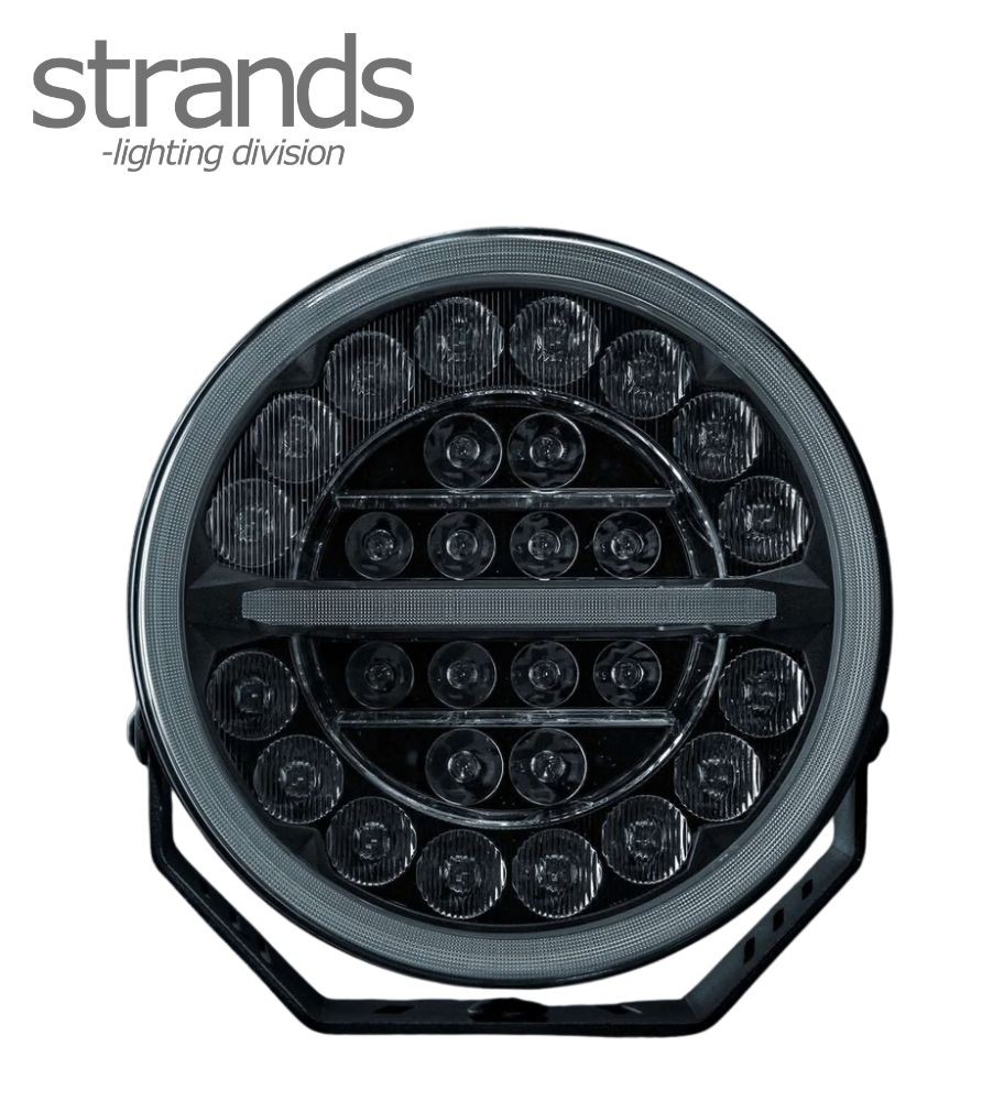 [PL270955] Strands Phare de route Firefly noir 9"