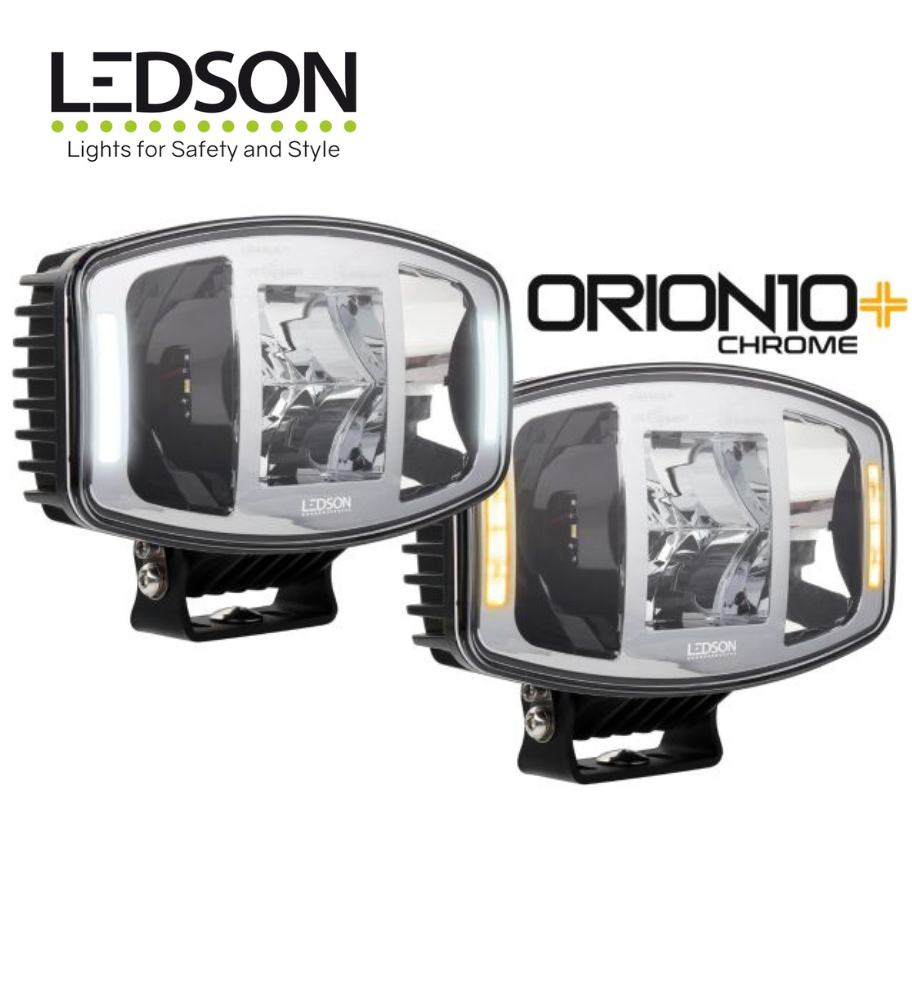 [PL33490426] Ledson phare de route longue portée chrome Orion10+ 100W GEN 2