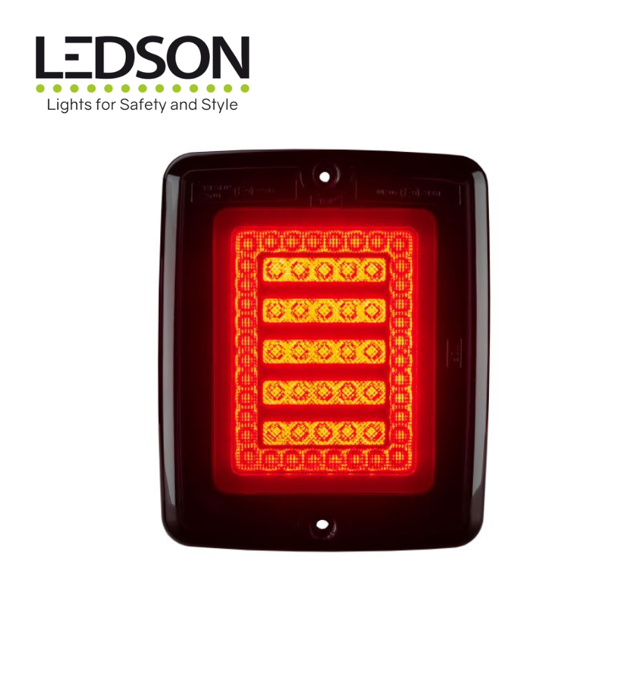 [FR360804] Ledson Feu arrière Breeze X1 dark Stop/clignotant et feu antibrouillard