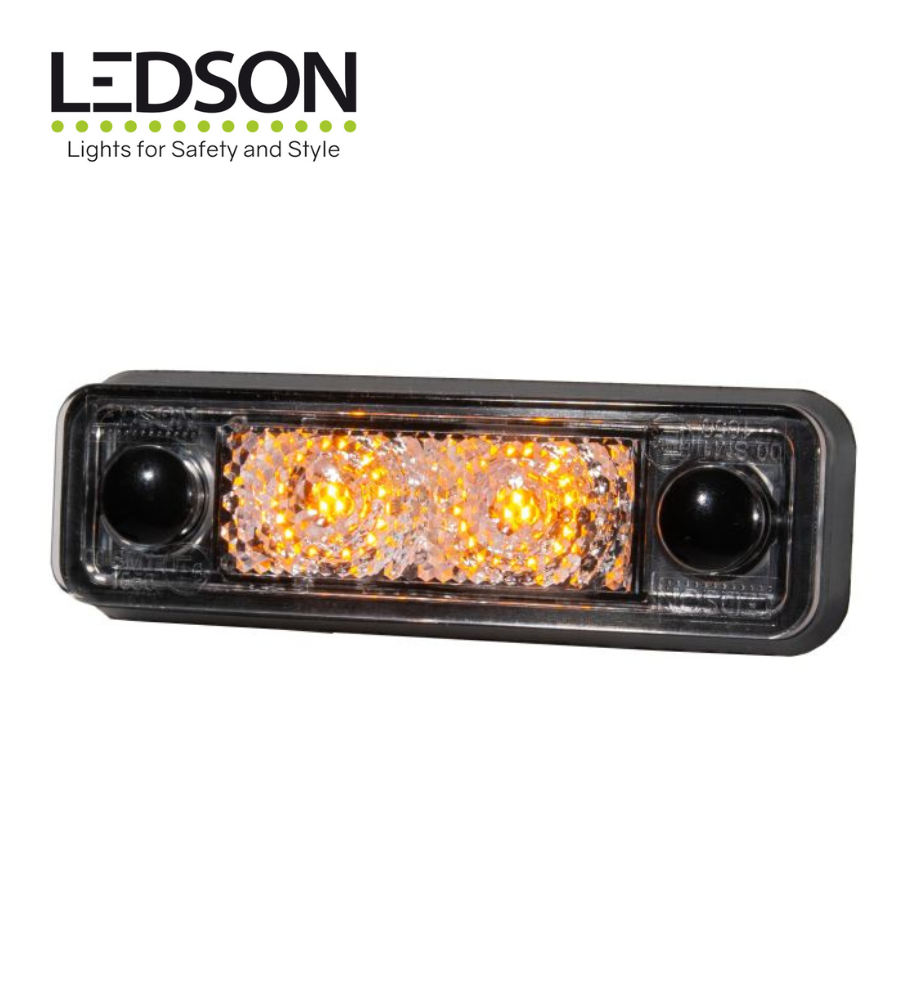 [FG360353] Ledson Feu de position Astral LED transparent orange