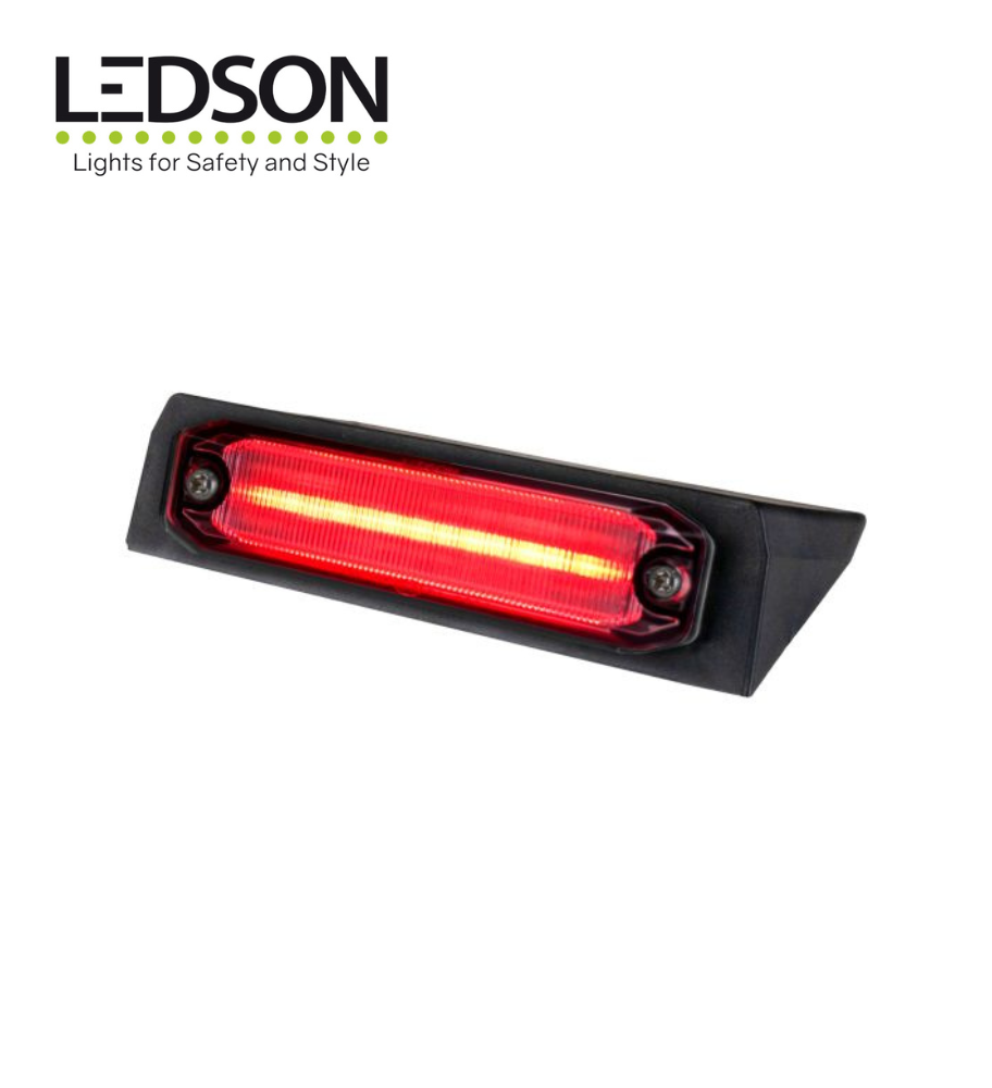 [FG1362002] Ledson Feu de position rouge OptoLine M lentille fumée avec support de toit