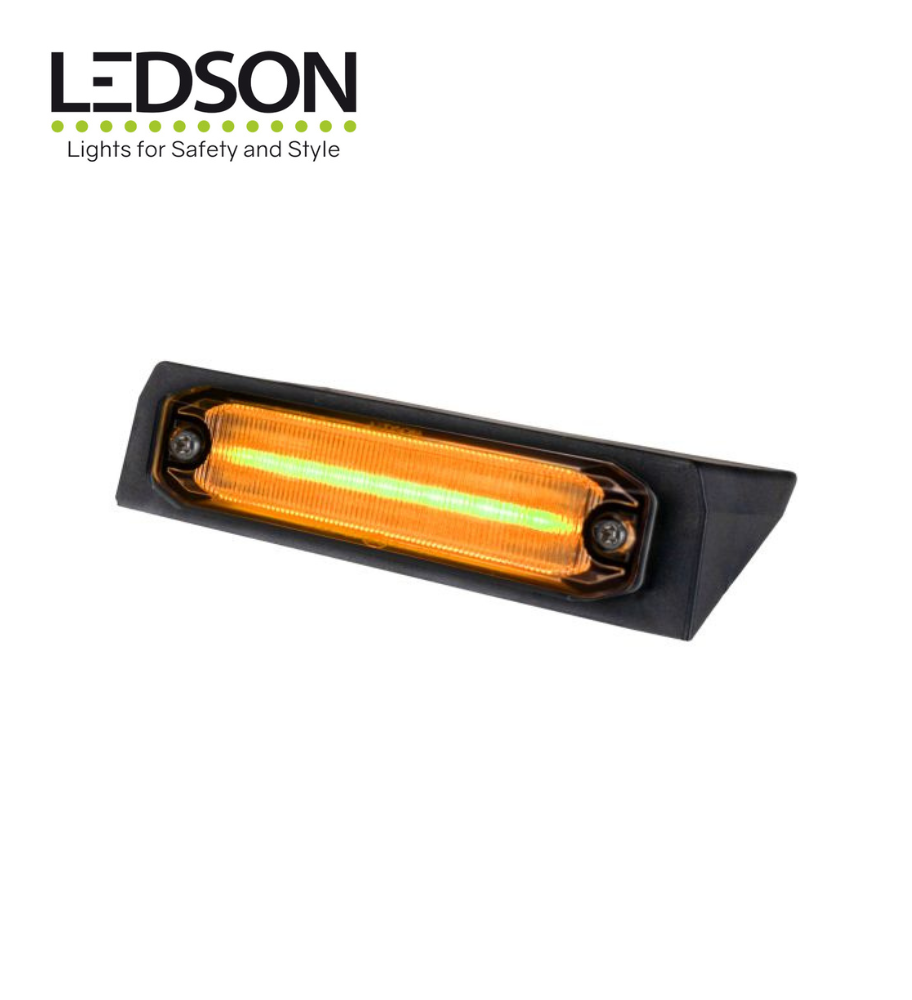 [FG1362003] Ledson Feu de position orange OptoLine M lentille fumée avec support de toit