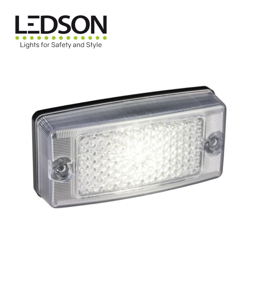 [FG360041] Ledson Omnius old school feu de position blanc xénon lentille transparente
