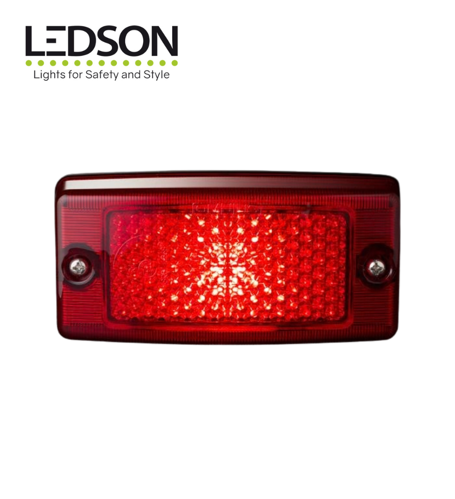 [FG360042] Ledson Omnius old school feu de position rouge lentille rouge