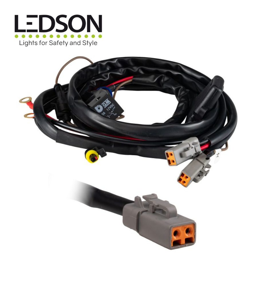 [AC7801010] Ledson Connecteur 1 x DTP 2 broches 12V pour feux additionnels