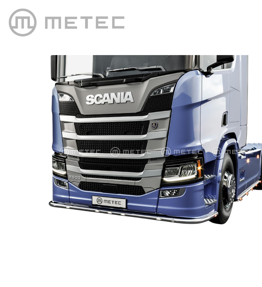 [864501770] Barre de Spoiler F-Liner Scania R Série 2016-... pare-chocs moyen et bas avec feux de position