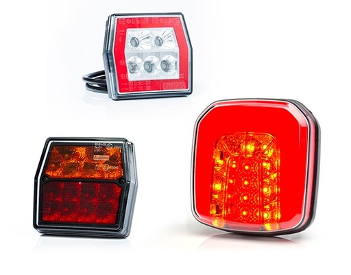 Feux arrière multifonction carré LED