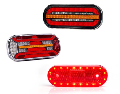 Feux arrière multifonction ovale LED
